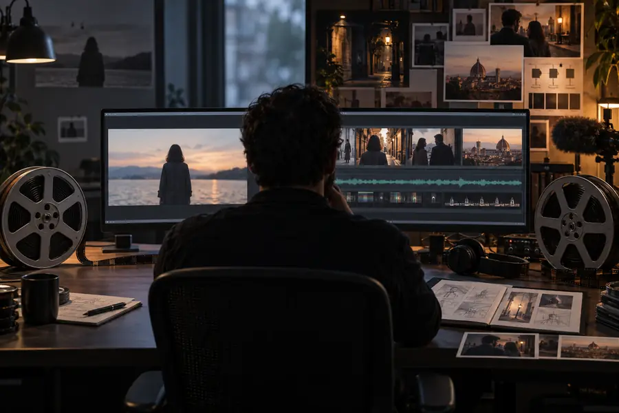 Geração de modelo mais recente mostrando um sujeito cinematográfico comparável e uma configuração de movimento